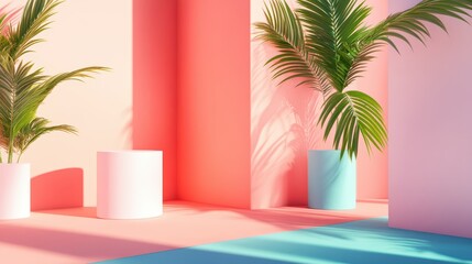 With Multiple houseplants in Garden