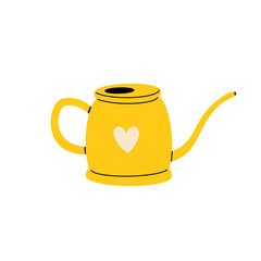 watering can, sprayer, spray gun vector clip art set. 