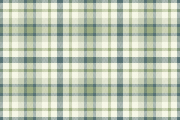 Crease vector texture seamless, marriage fabric plaid check. Festive tartan background pattern textile in pastel and white colors.