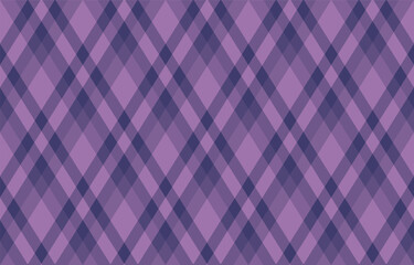 Argyle pattern of geometric rhombus. Harlequin check wallpaper design. Classic diamond shaped textile material for web background, print fabric clothing, sweater, wrapping paper, gift card, invitation