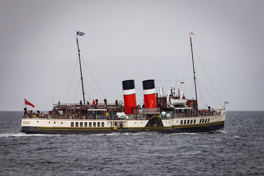 Paddle steamer on the Clyde Glasgow