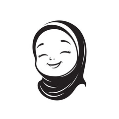 Happiness silhouette vector