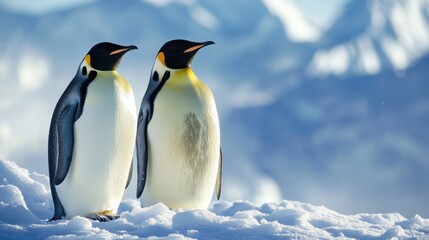 Fototapeta premium Explore the icy vastness of Antarctica, where the barren