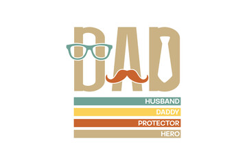Father's Day SVG Typography T Shirt Design