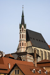 Obraz premium Saint Vitus church, Cesky Krumlov, Czechia