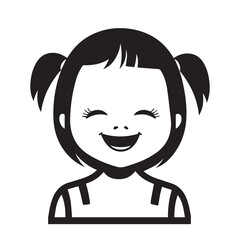 Happiness silhouette vector