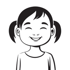 Happiness silhouette vector
