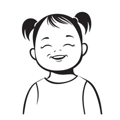 Happiness silhouette vector