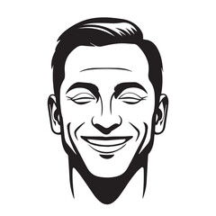 Happiness silhouette vector