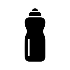 Fitness Smart Water Bottle Vector Icon