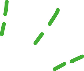 気付き　注目　黄緑　手書き　アイコン　あしらい