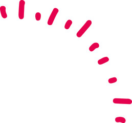 気付き　リアクション　手書き　ピンク　閃き