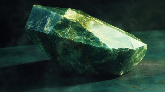 the sun, adored jade. He would often shape the stone into geometric designs, using its brilliant green to channel the power of the sun.