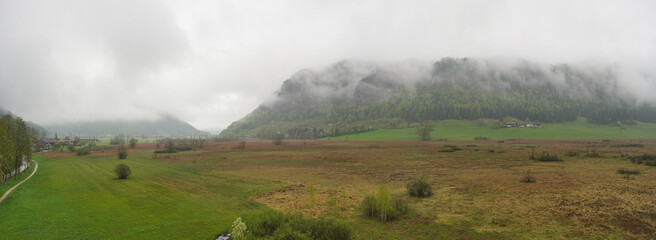 Moorlandschaft Schwemm in Walchsee in Nordtirol