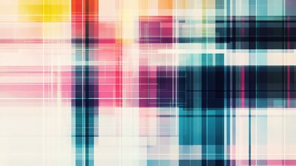 Dynamic interplay of layered geometric shapes forming a modern artistic composition