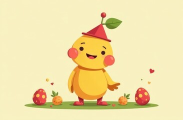 Obraz premium Easter mood from the gnome 