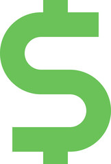 dollar currency symbol flat web icon concept
