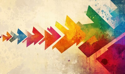 Naklejka premium business background expressing new visual representing business profits, sales,and technology network research synergy effect in a playful colorful manner, creative strategy plan. abstract background