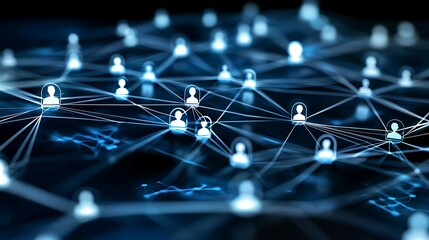 Exploring digital networking and connectivity in virtual spaces through data visualization technology