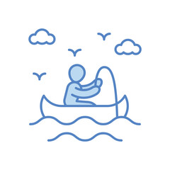 Fishing Vector icon