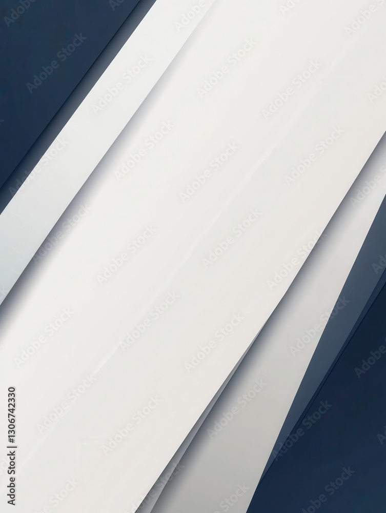 Poster modern minimalist background featuring geometric lines in soft gray and navy blue for stability and 