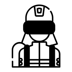 fire fighter icon	