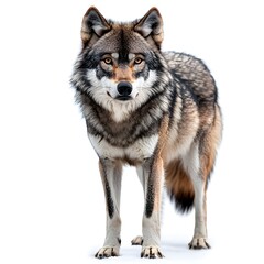 Obraz premium wolf isolated on white background