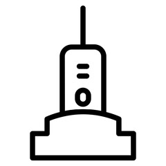 Washing Vacuum Cleaner Line Icon