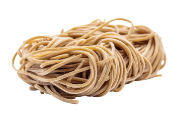 Naklejka premium Handcrafted Soba Noodles for a Gourmet Touch Isolated on Transparent Background