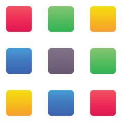 Gradient color icon, illustration for Grid, design.