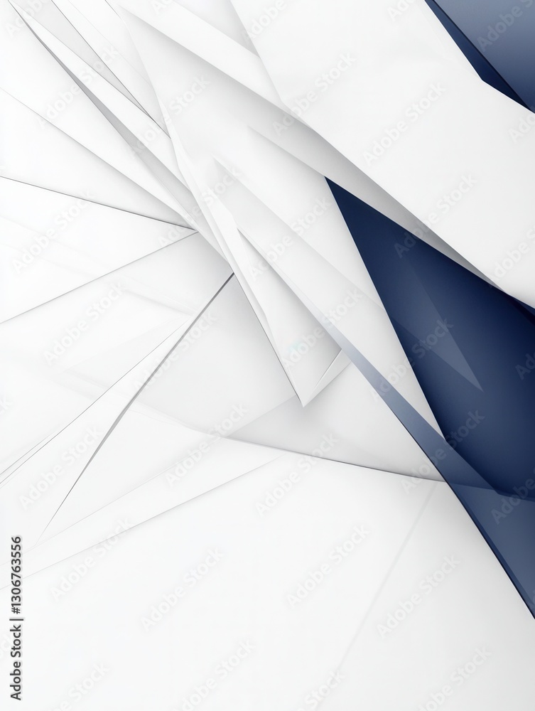 Poster Modern minimalist design featuring geometric lines creates a sense of stability and governance with ample space for text Generative AI
