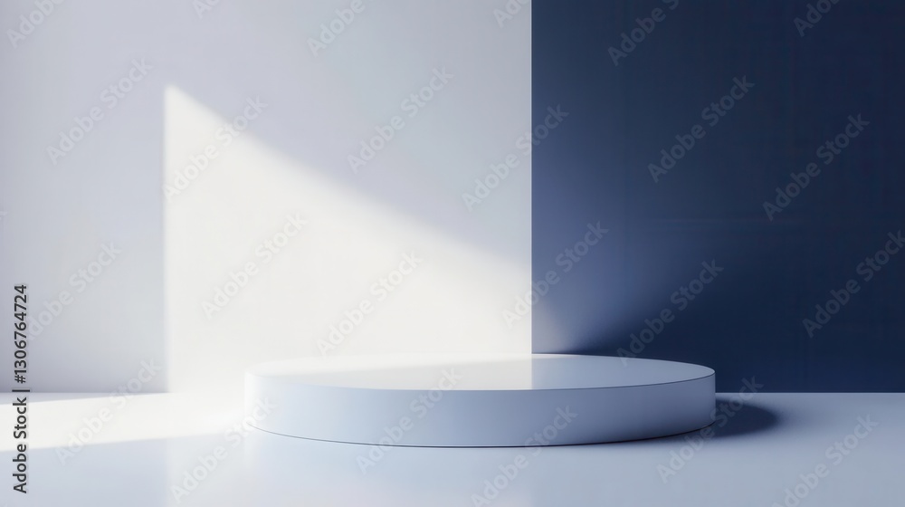 Aufkleber minimalist backdrop with geometric lines and golden ratio composition for stability and governance d
