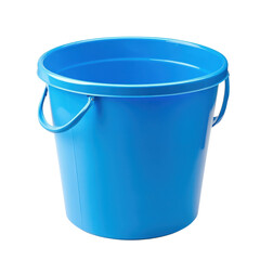 Blue Bucket Handle Stock Photo on transparent background.
