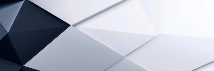 Obraz premium Modern minimalist background featuring geometric lines in gray and navy blue for stability and governance Generative AI