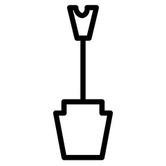Nail Polish Brush Line Icon