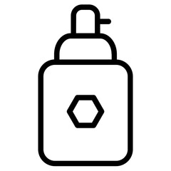 Pylox Color Spray Line Icon