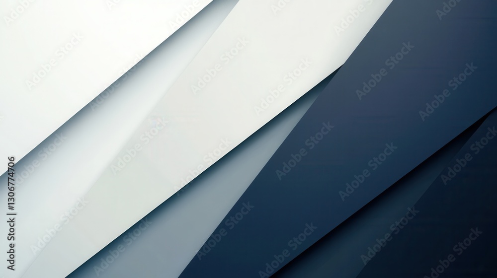 Poster modern minimalist background featuring geometric lines in gray and navy blue for stability and gover