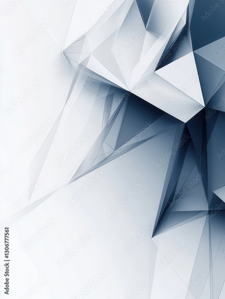 Leinwandbilder modern minimalist background featuring geometric lines in soft gray and navy blue for a balanced des
