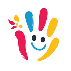 Logo of an outstretched hand with the middle finger