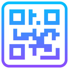 Fototapeta premium Qr Code Icon