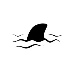 Shark Fin Silhouette 