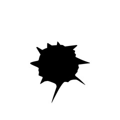 Black Gunshot Holes 