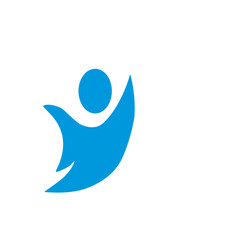 Abstract Human Symbol Icon 