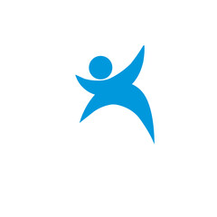 Abstract Human Symbol Icon 