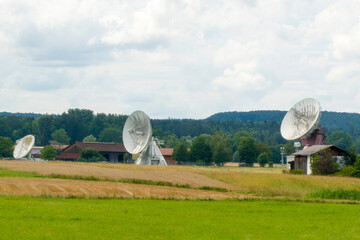 Erdfunkstelle Raisting in Bayern