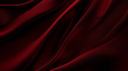 Obraz premium Romantic crimson and burgundy fabric with silky sheen