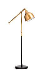 Modern Tall Floor Lamp Isolated on a white background