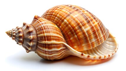 Fototapeta premium Seashell, spiral, shell, ocean, marine, nature