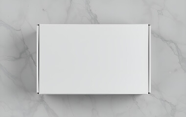 Square White Box Mockup for Branding Presentation