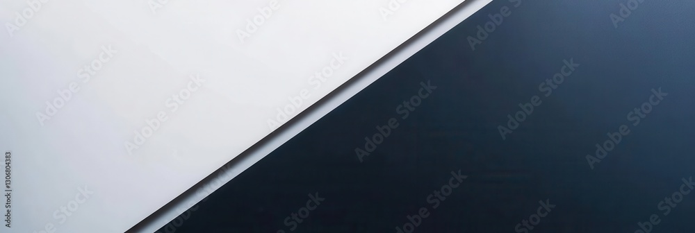 Poster Modern and minimalist background featuring geometric lines in soft gray and navy blue for design applications Generative AI